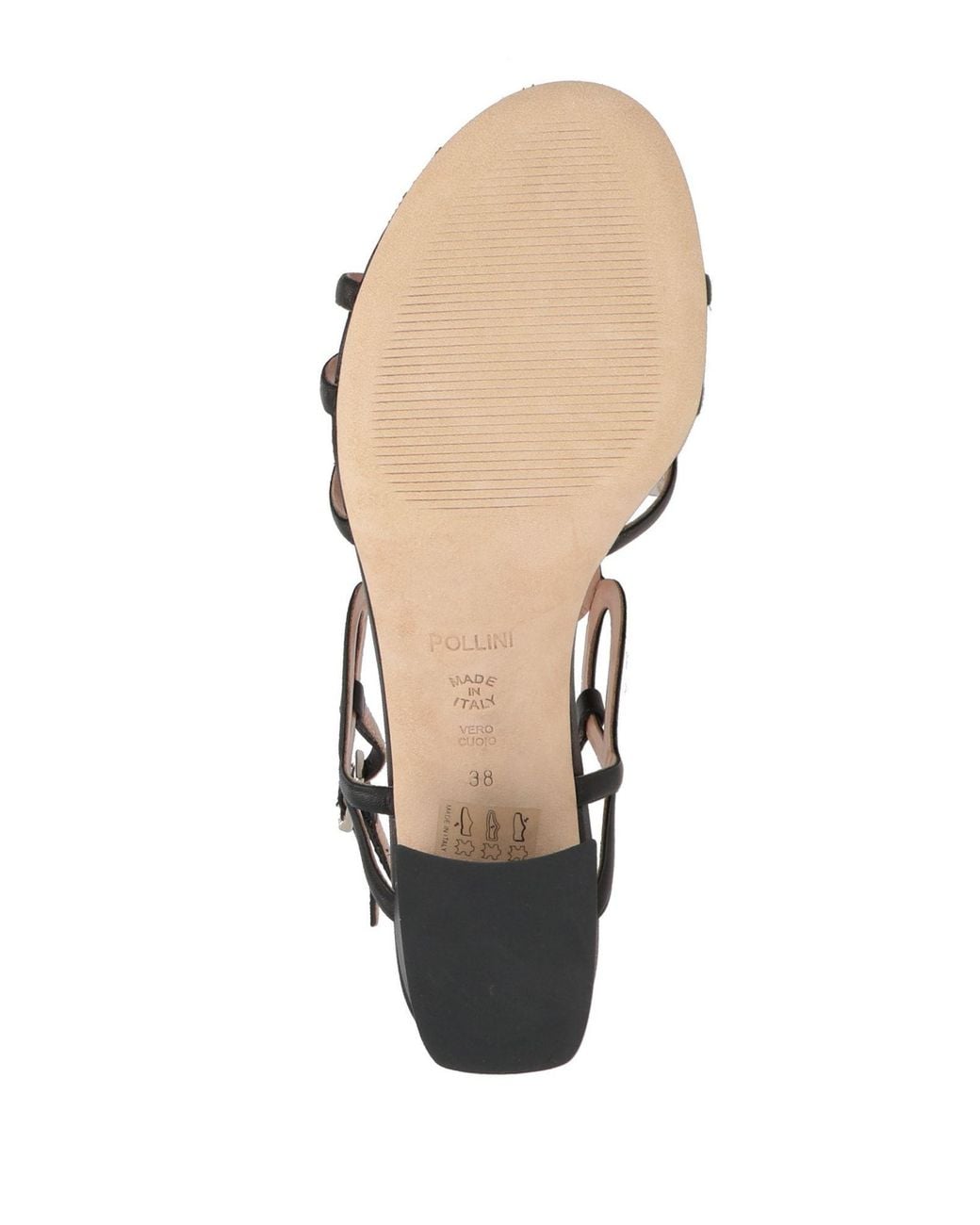 Pollini Black Sandals