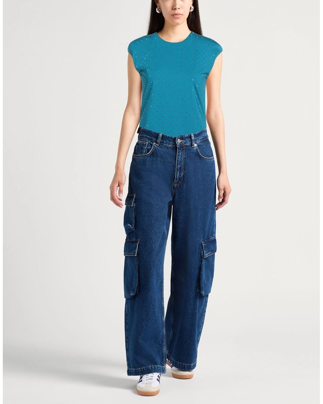 Fisico Blue Top Polyamide, Elastane