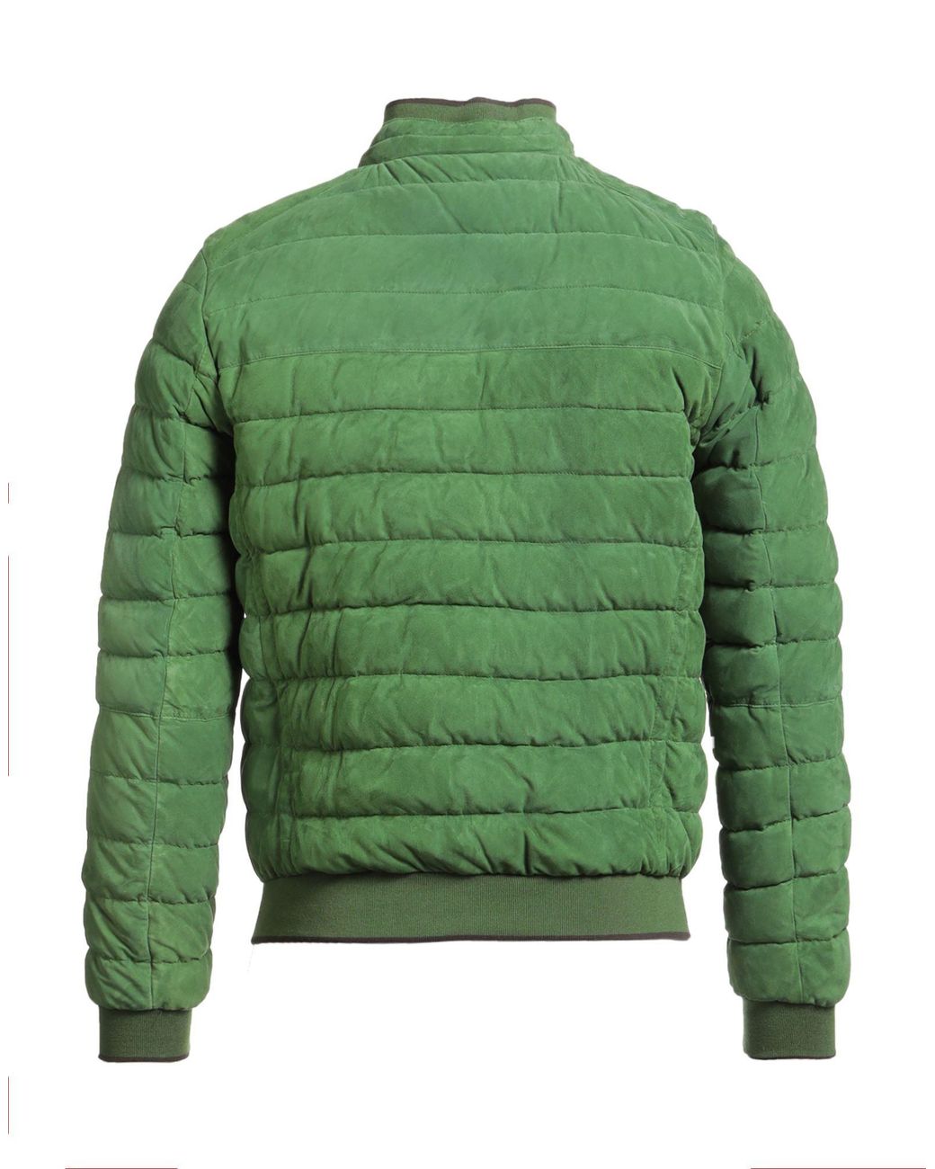 Moorer Green Puffer Leather, Polyester for men