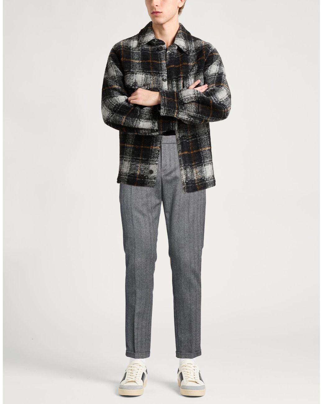 Dondup Gray Trouser for men