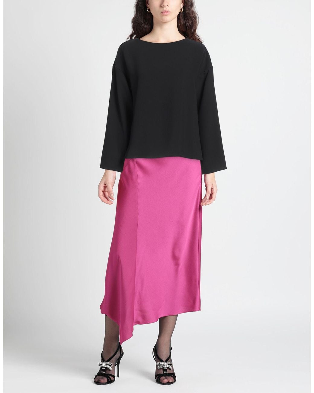 Alpha Studio Black Top Polyester, Elastane