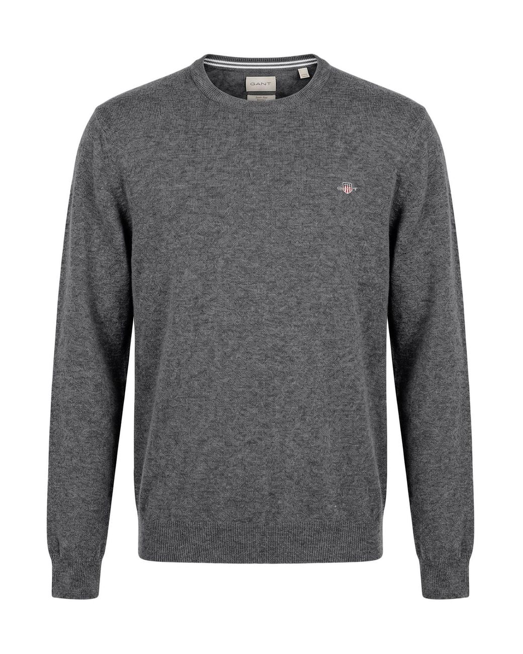 Gant Gray Sweater Lambswool for men
