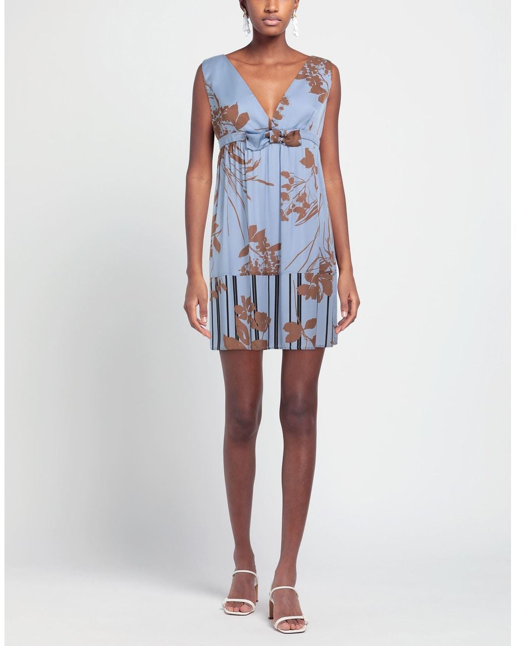 1 One Blue Mini Dress