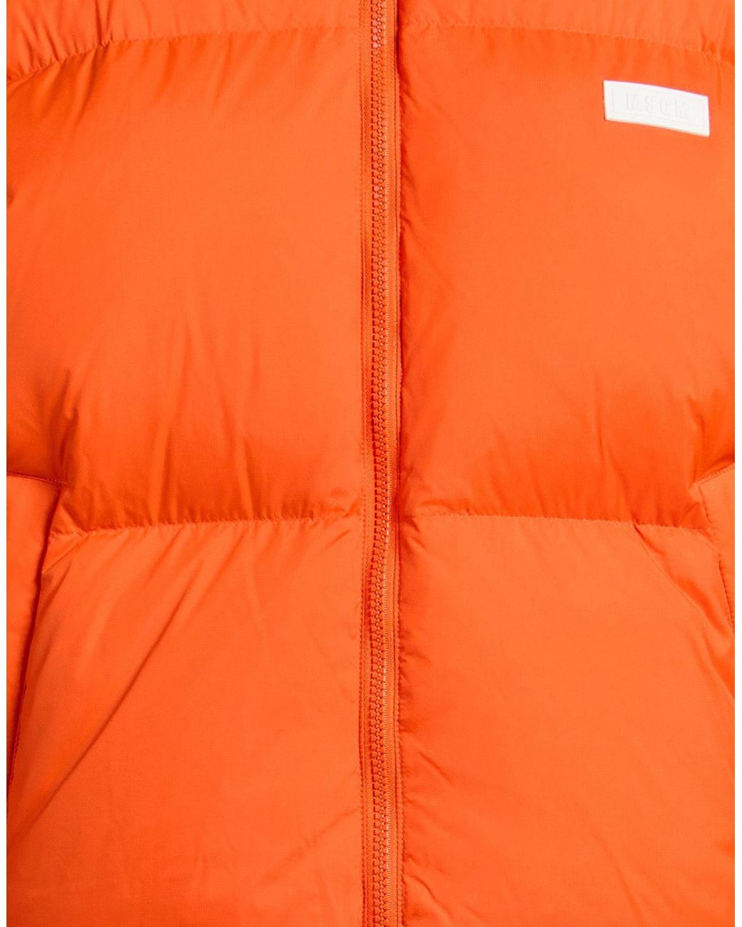 MSGM Orange Puffer