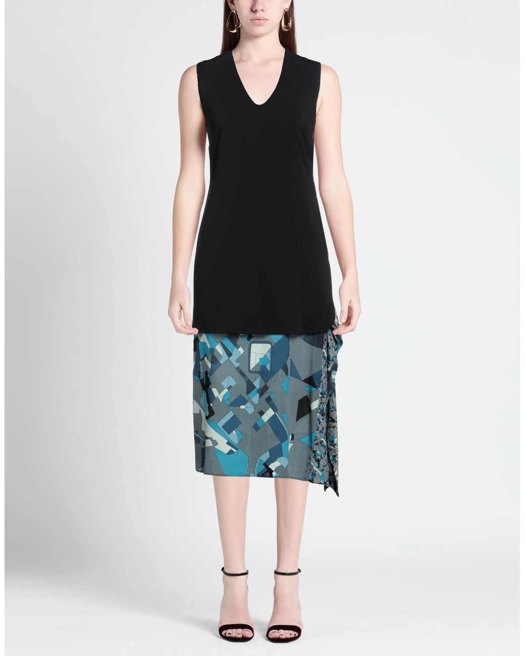 Trussardi Blue Midi Dress