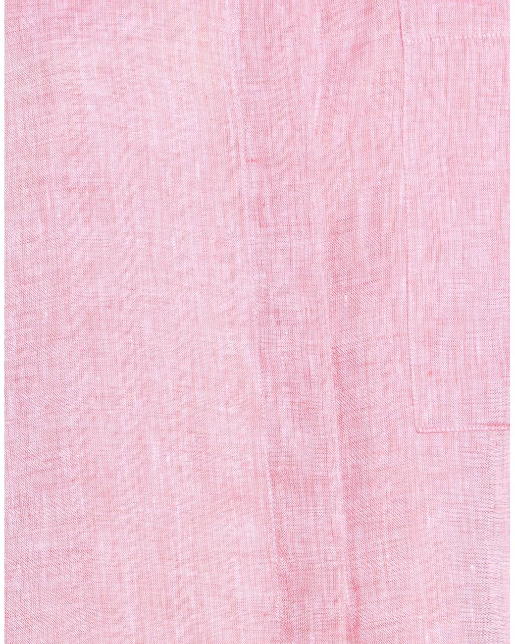 Moorer Pink Shirt Linen