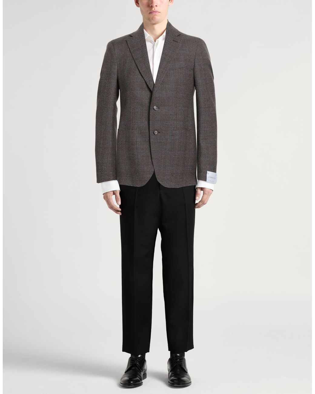 Caruso Black Blazer for men