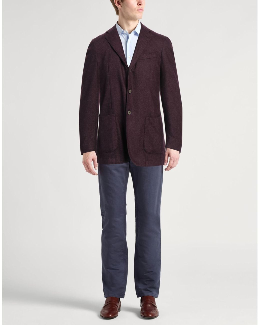 Santaniello Purple Blazer for men