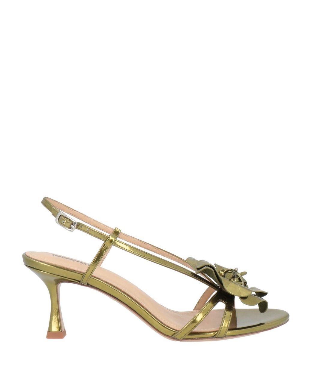 Lola Cruz Metallic Sandals