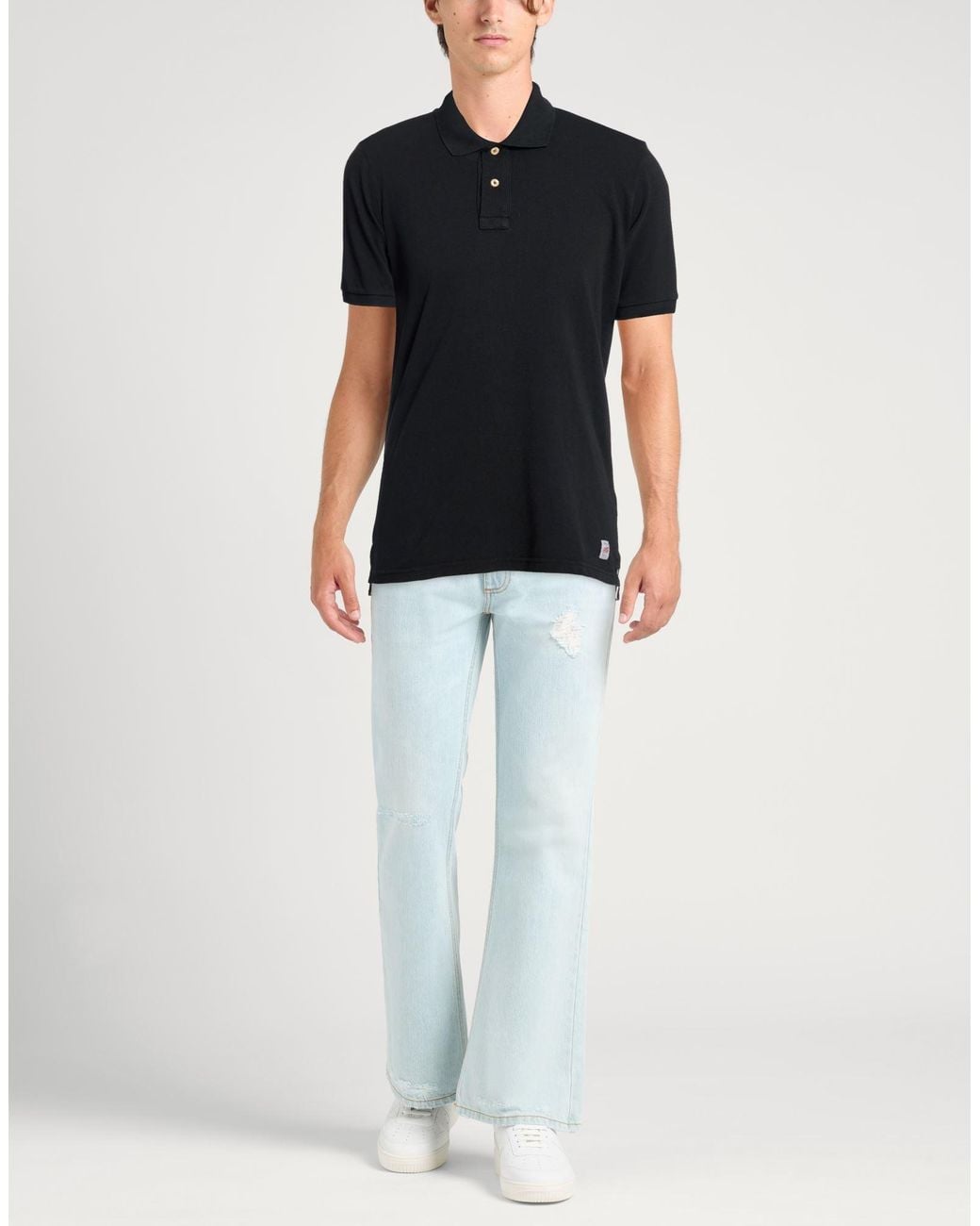 Bob Black Polo Shirt Cotton for men