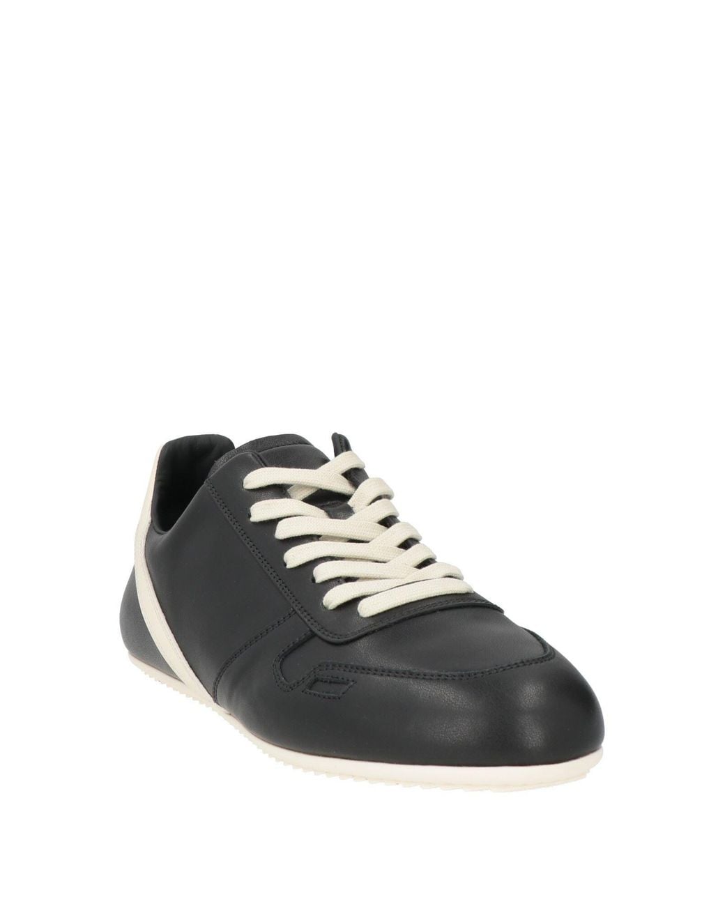 Rick Owens Black Sneakers Leather