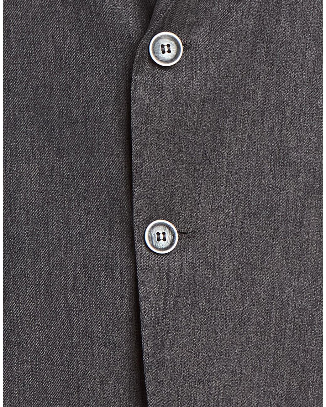 Exte Gray Blazer Polyester, Viscose for men