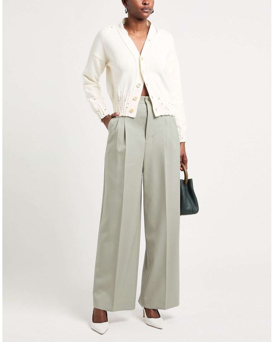 AMI Gray Pants Virgin Wool