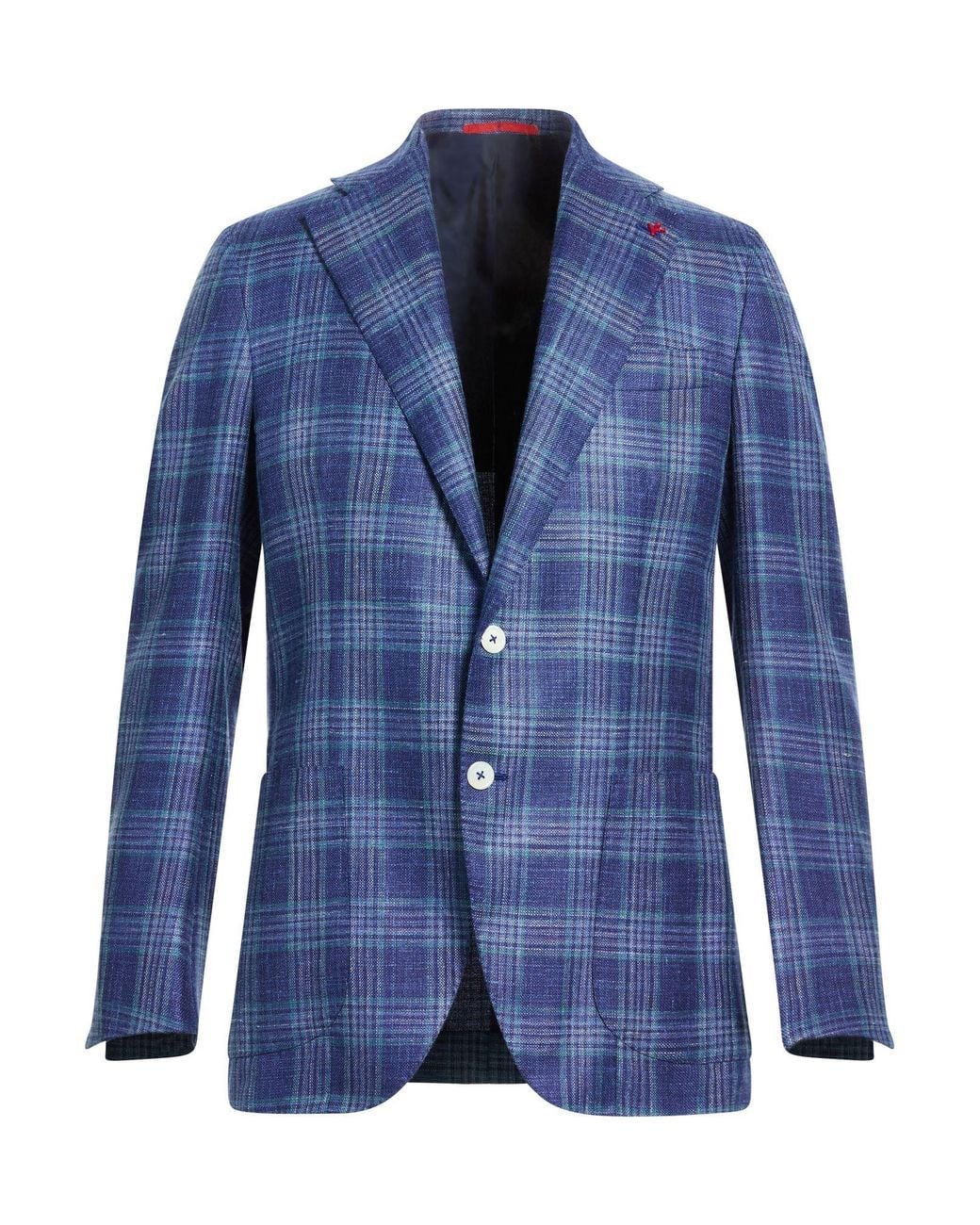 Isaia Blue Blazers for men
