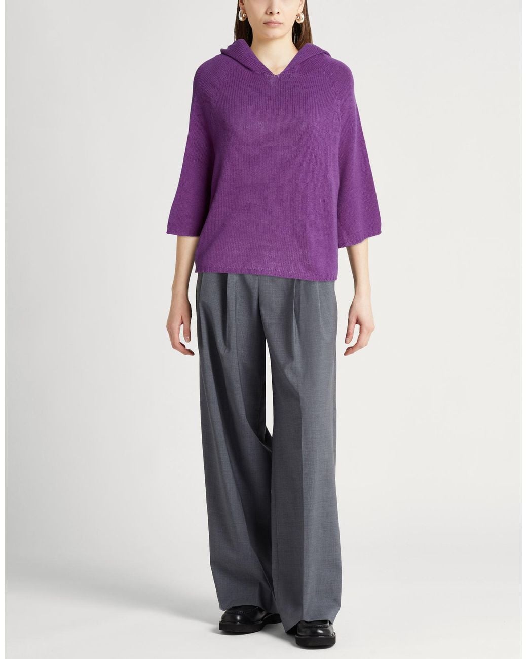 Fabiana Filippi Purple Sweater Cashmere