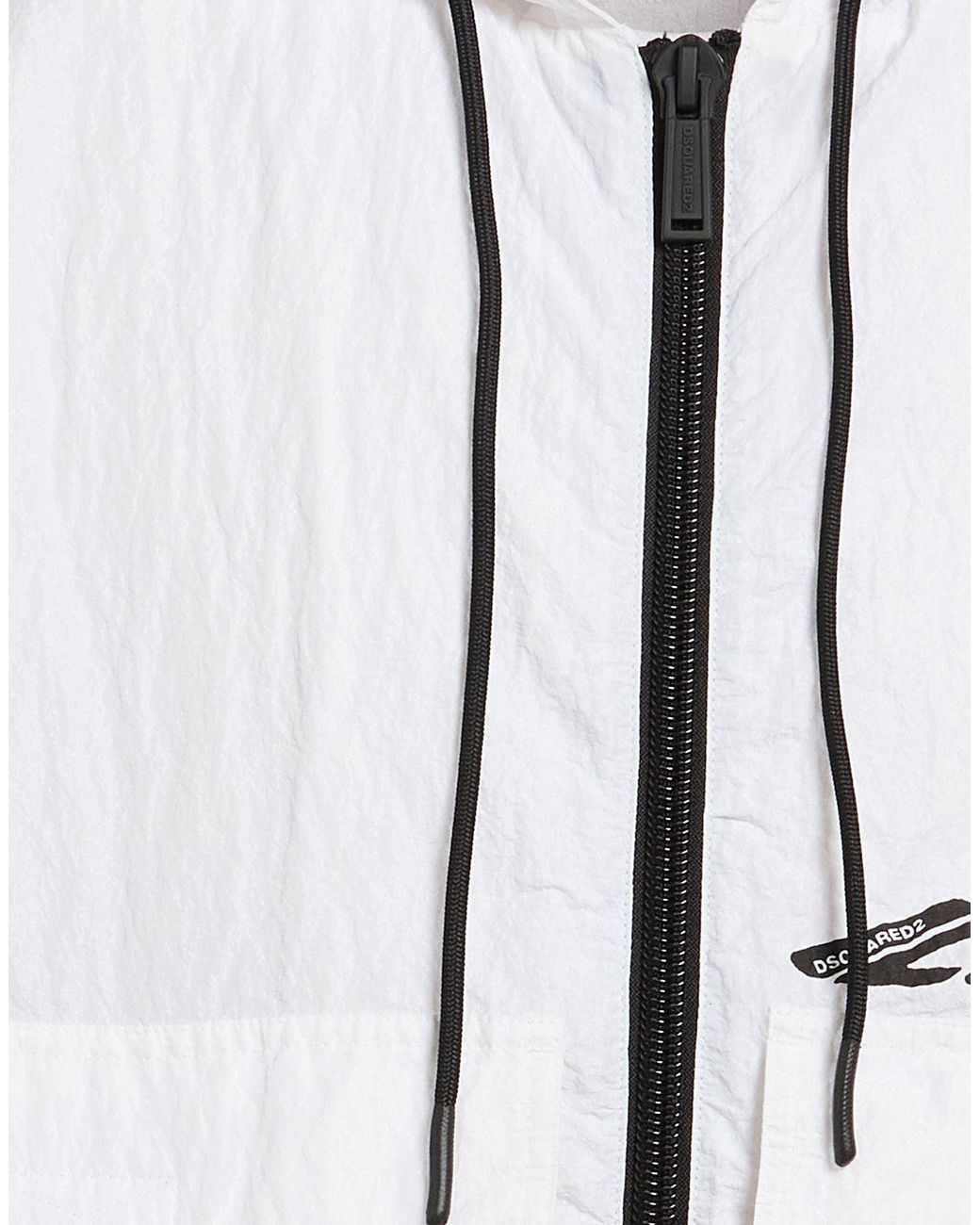 DSquared² White Jacket Polyamide for men