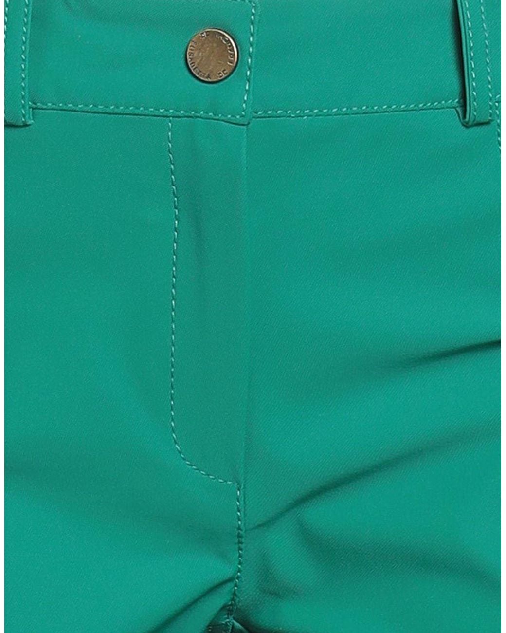 Elisabetta Franchi Green Emerald Pants Polyamide, Elastane