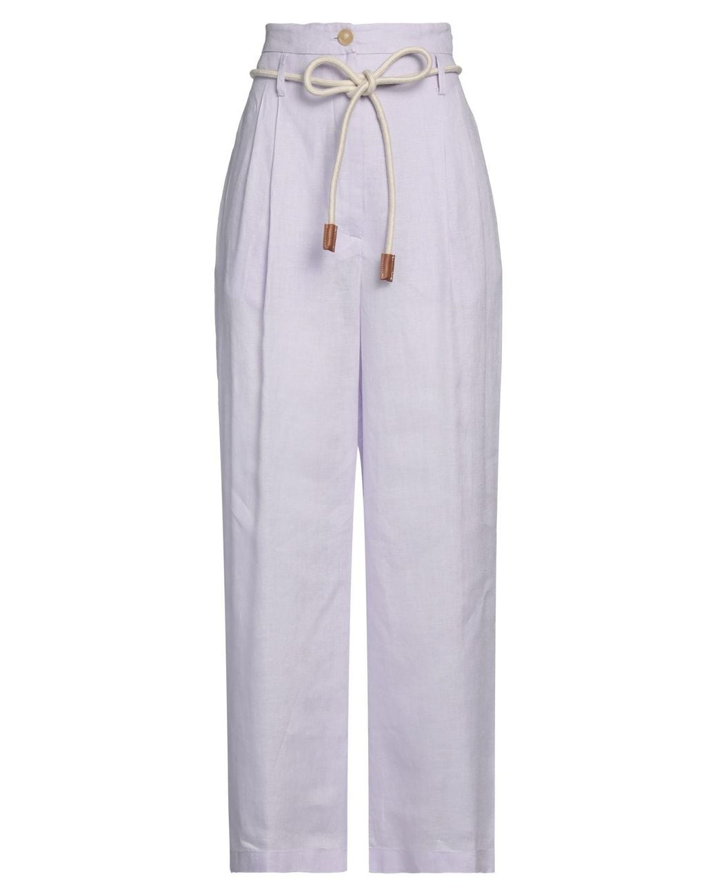 Erika Cavallini Semi Couture Purple Pants