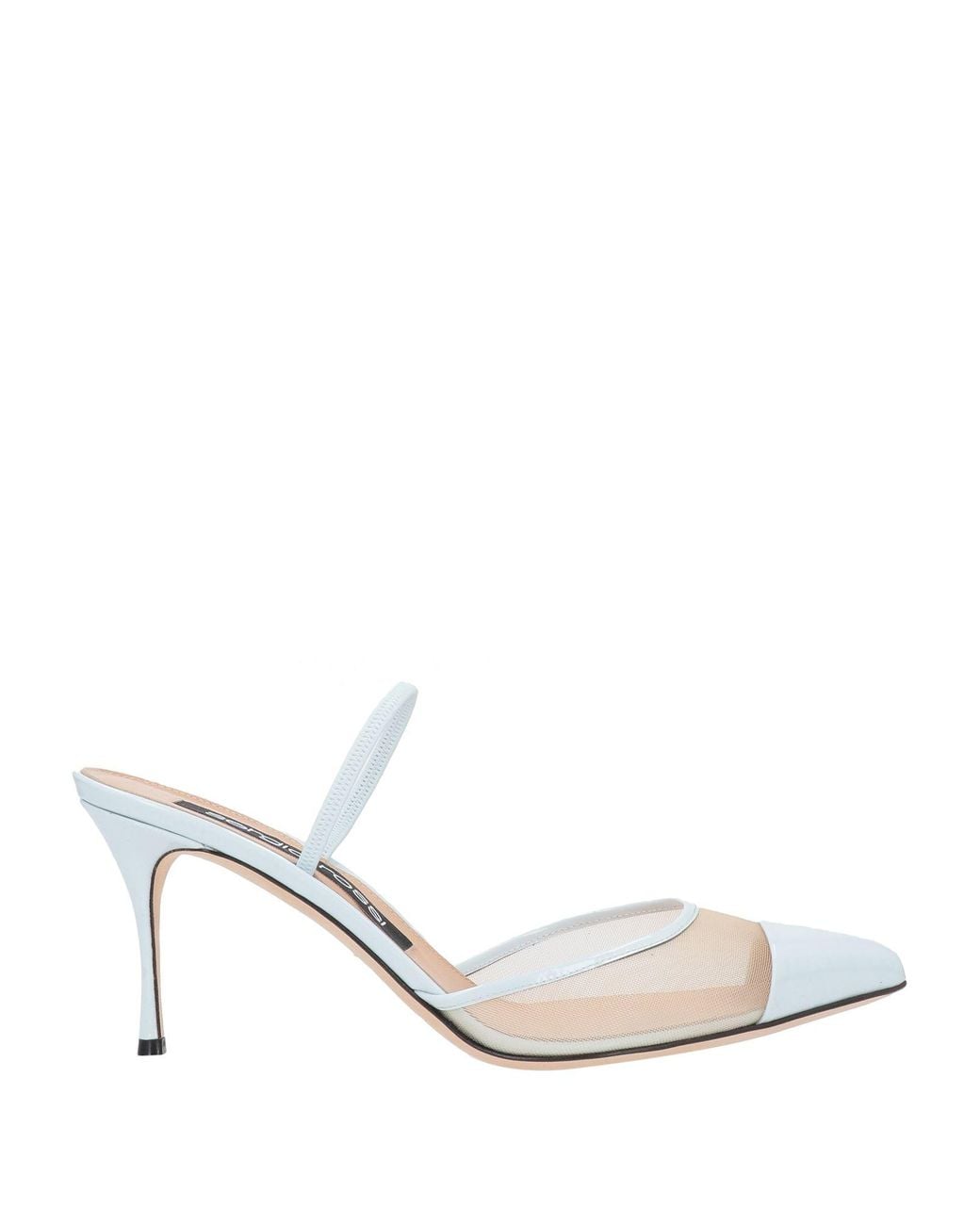 Sergio Rossi White Mules & Clogs