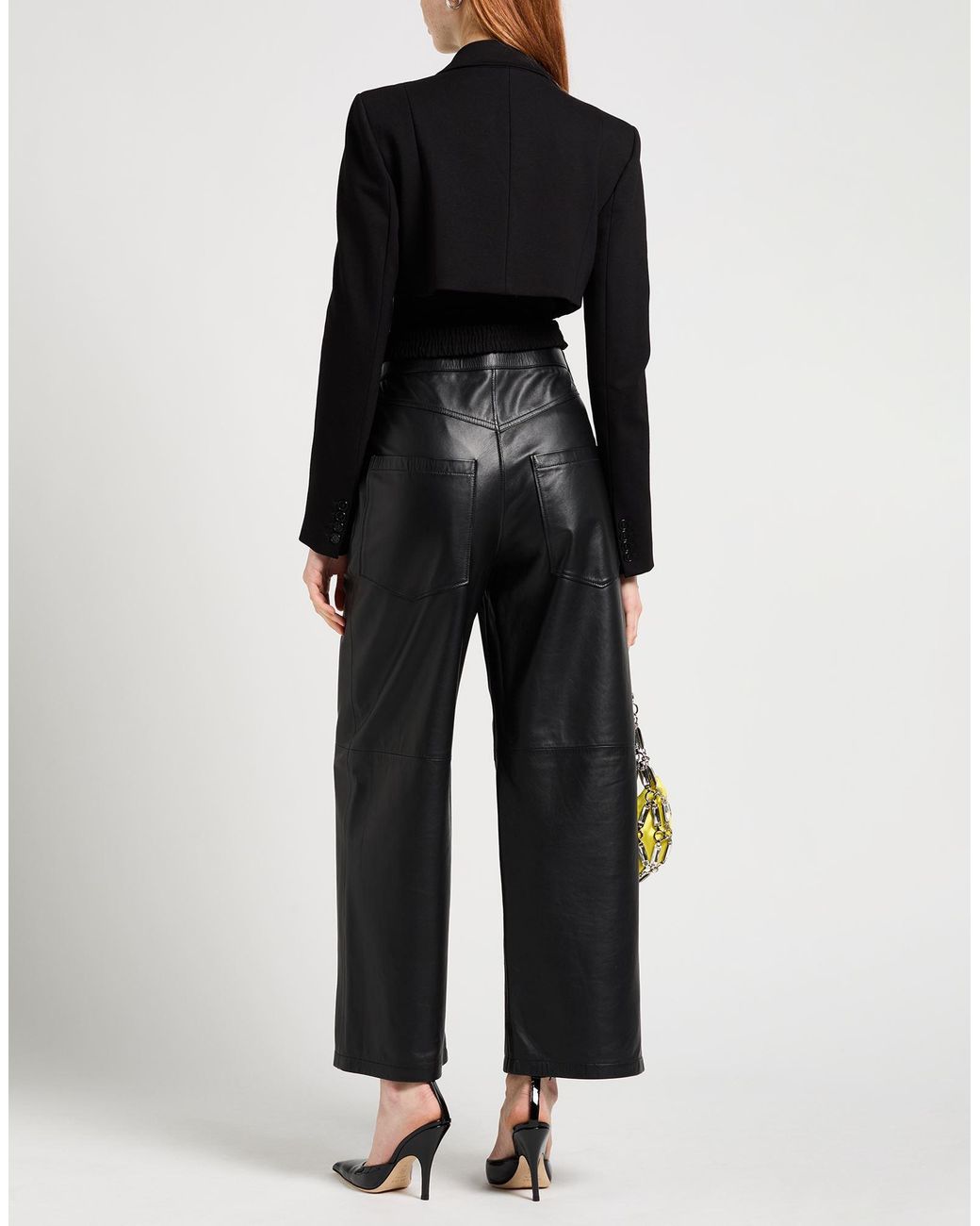 Karl Lagerfeld Black Blazer Viscose, Polyamide, Elastane