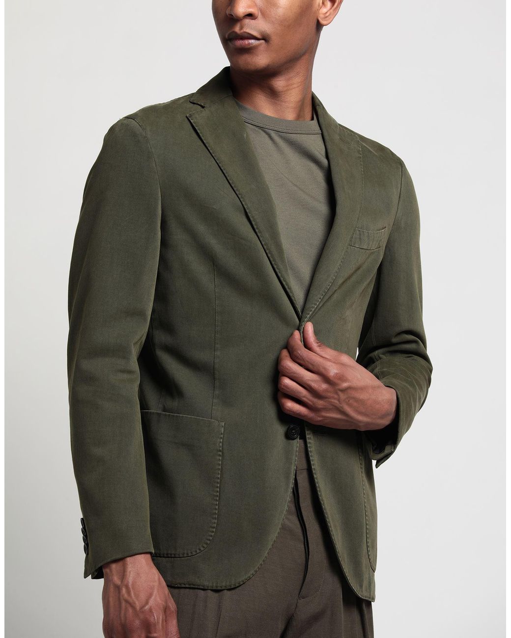 Montedoro Green Blazer for men