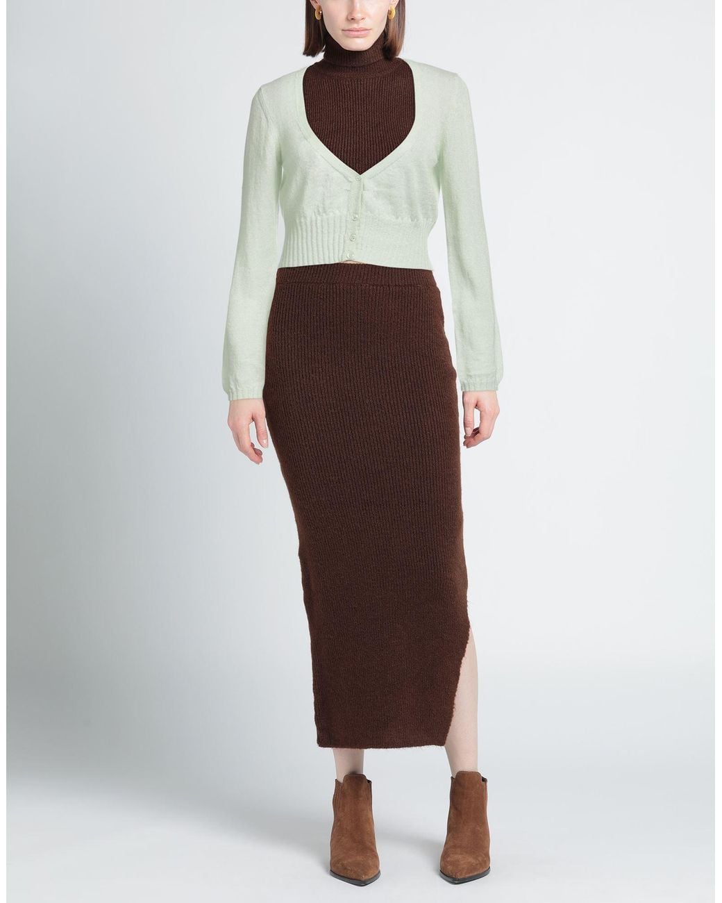 Ba&sh Green Wrap Cardigans