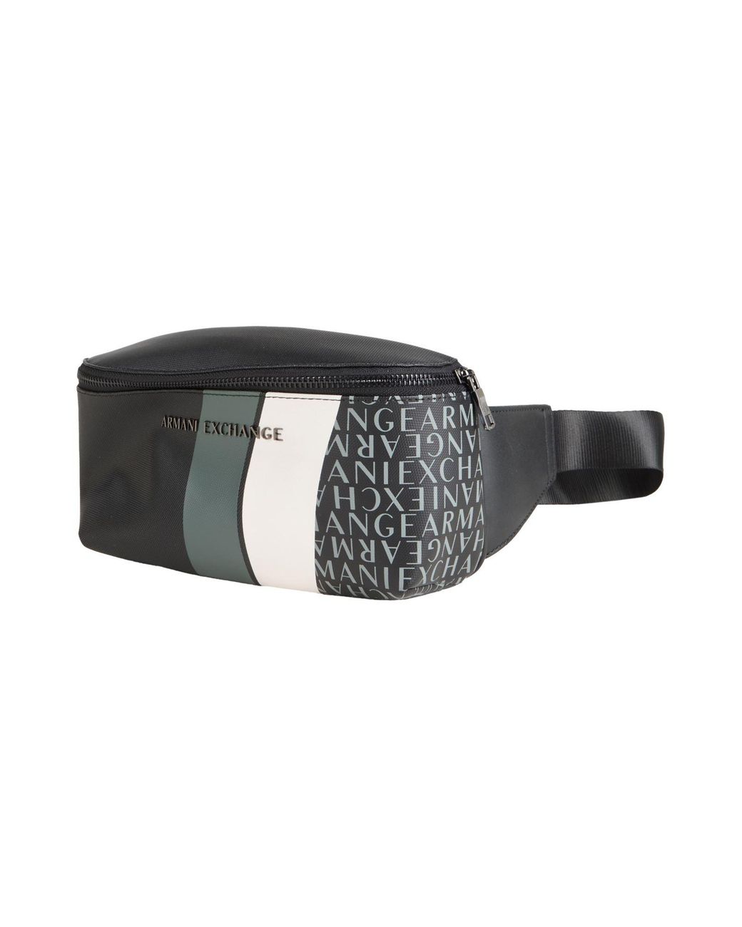 ARMANI EXCHANGE Black Belt Bag for men
