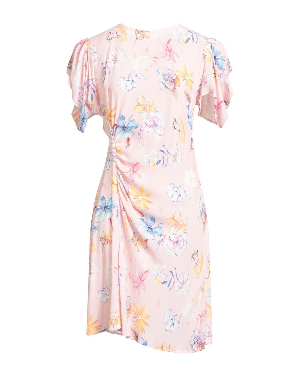 Mar De Margaritas Pink Light Mini Dress Viscose