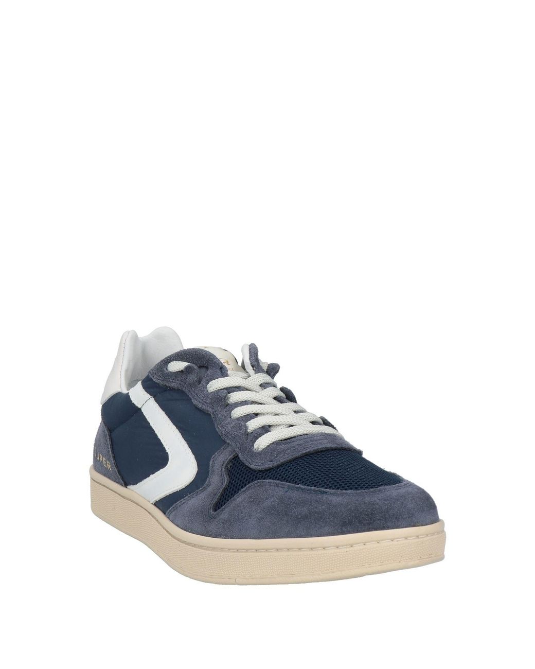 Valsport Blue Sneakers Leather, Textile Fibers for men