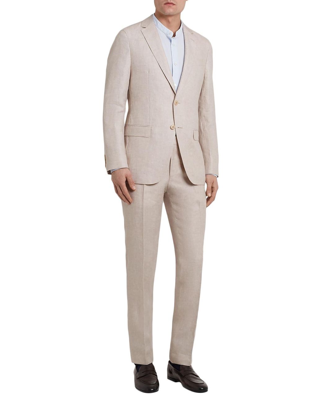 BOSS by HUGO BOSS Suit in Natural for Men | Lyst