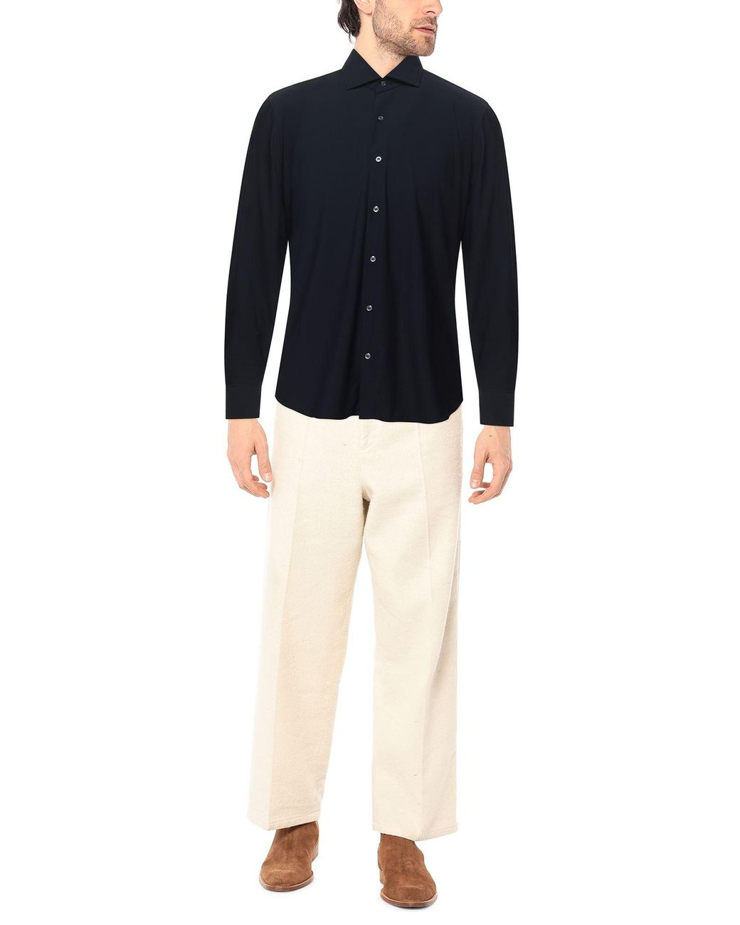 Ghirardelli Blue Midnight Shirt Polyamide, Elastane for men