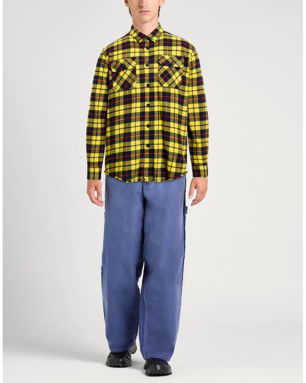 Daniele Alessandrini Yellow Shirt for men
