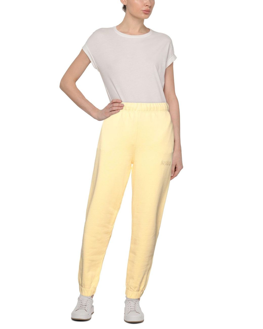 Ganni Yellow Trouser