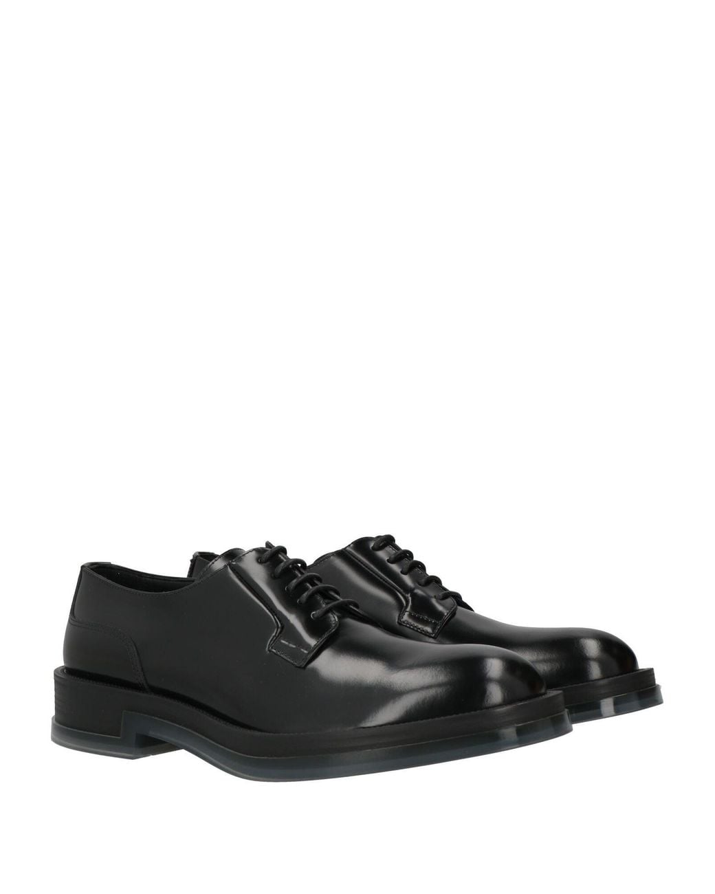 McQueen Black Lace-Up Shoes for men