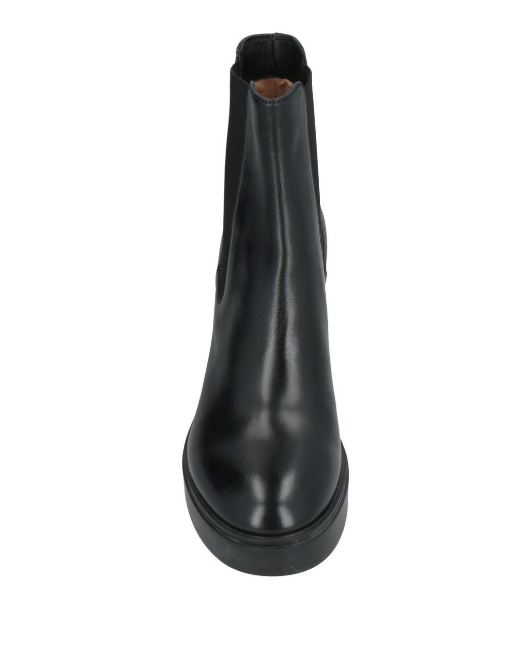 Santoni Black Ankle Boots
