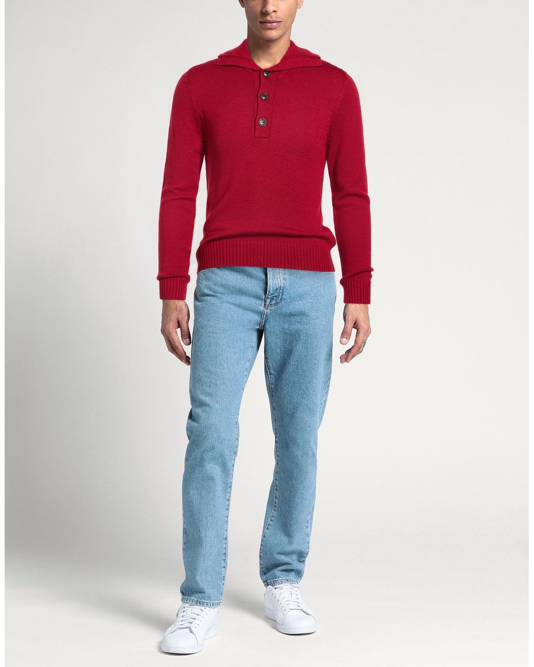 Diktat Red Jumper for men