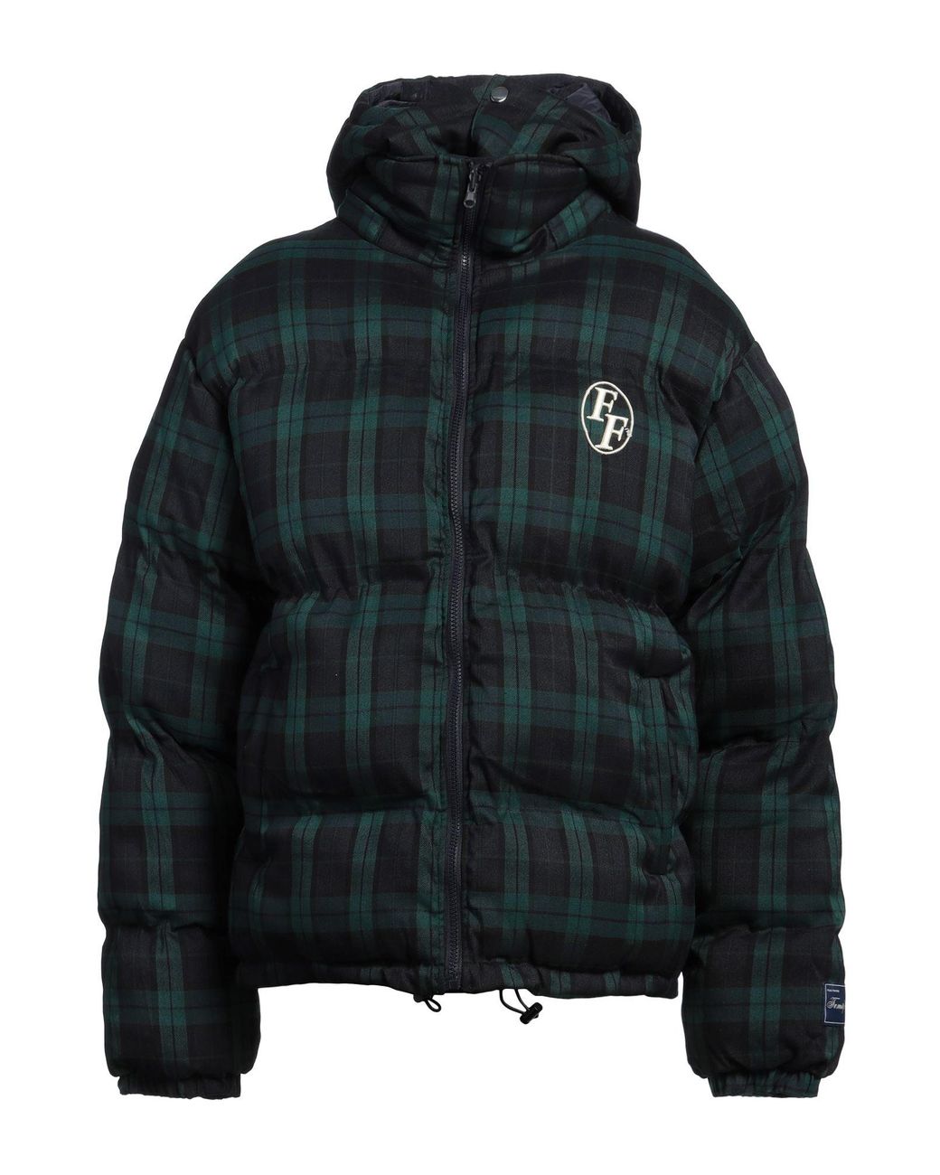 FAMILY FIRST Black Puffer Nylon, Viscose, Elastane for men