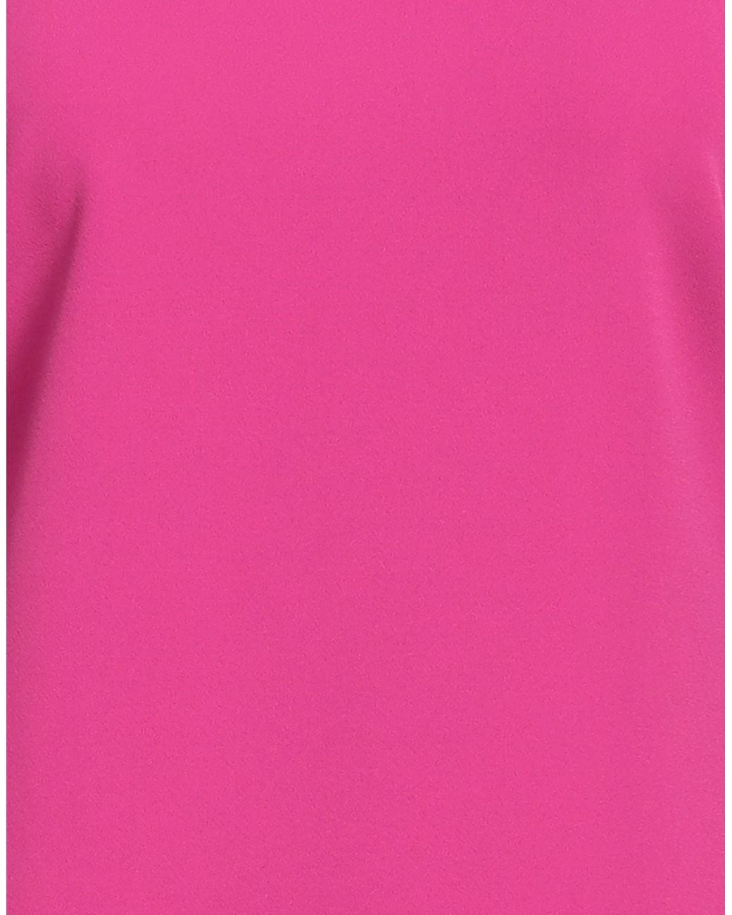 Kaos Pink Mini Dress Polyester, Elastane