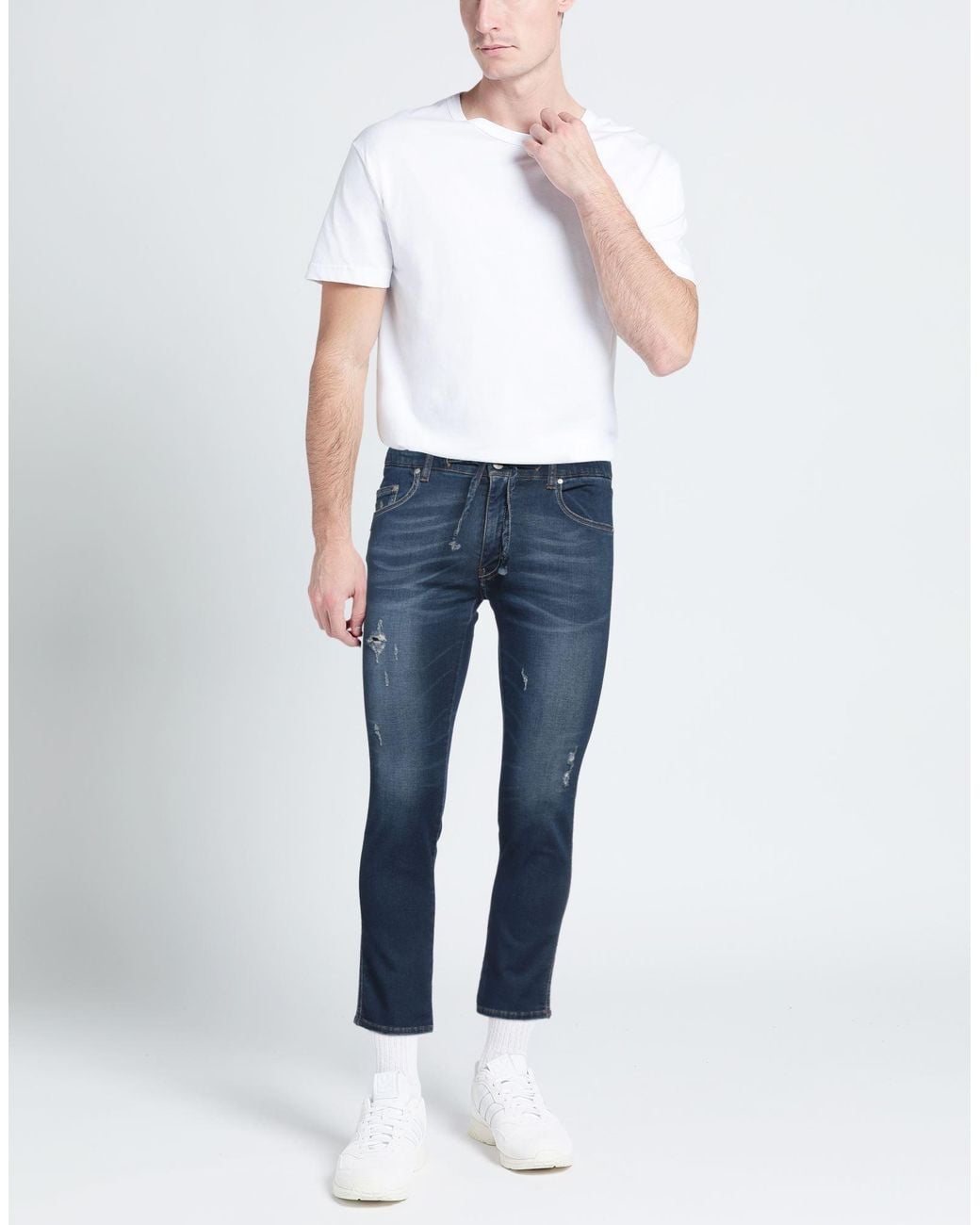 Daniele Alessandrini Blue Jeans Cotton, Elastane for men