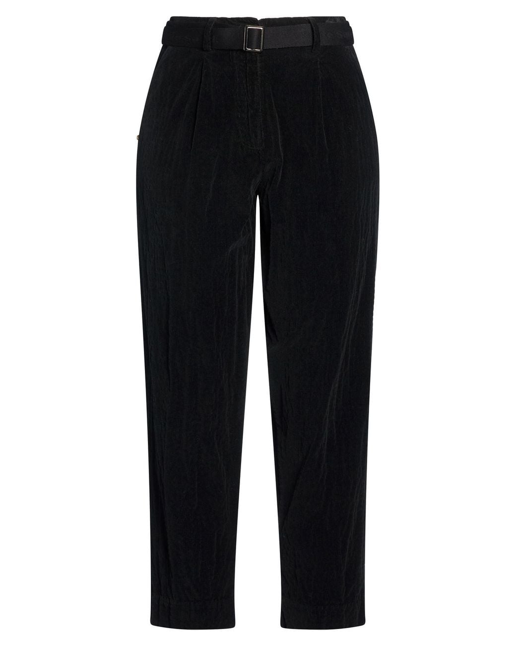 White Sand Black Pants Cotton, Elastane