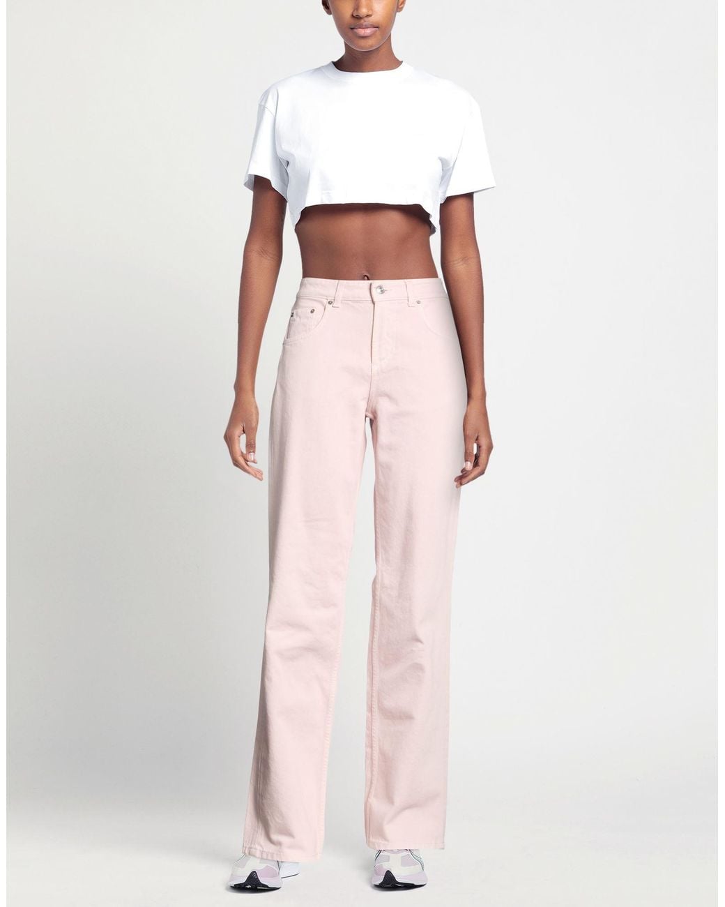 Department 5 Pink Pants Cotton