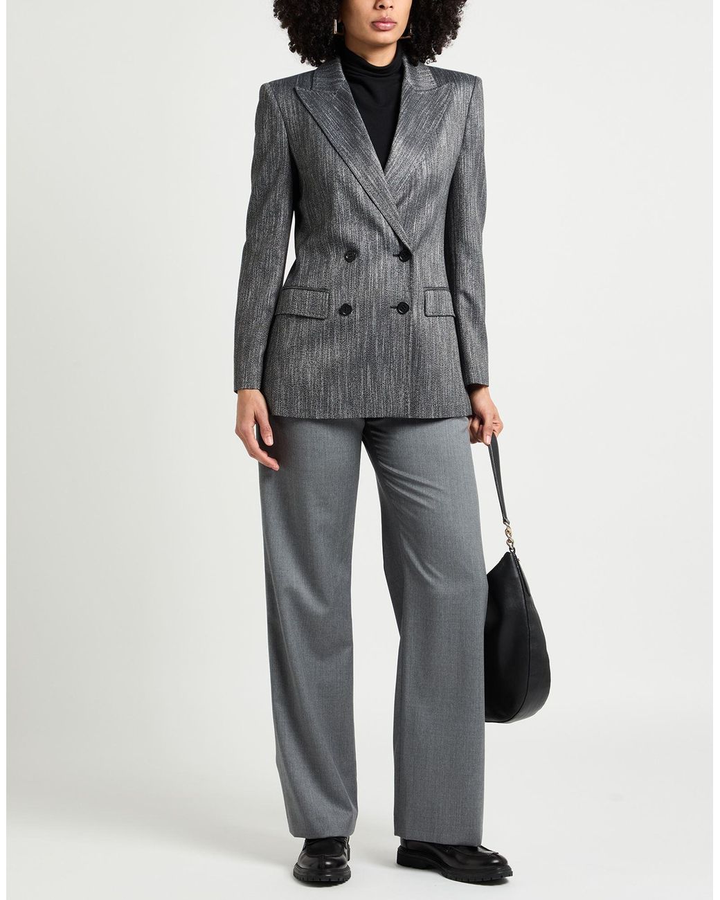 Alberta Ferretti Gray Blazer Viscose