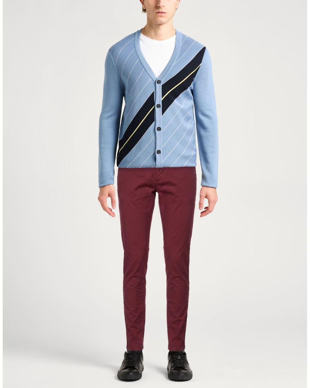 Fay Red Trouser for men