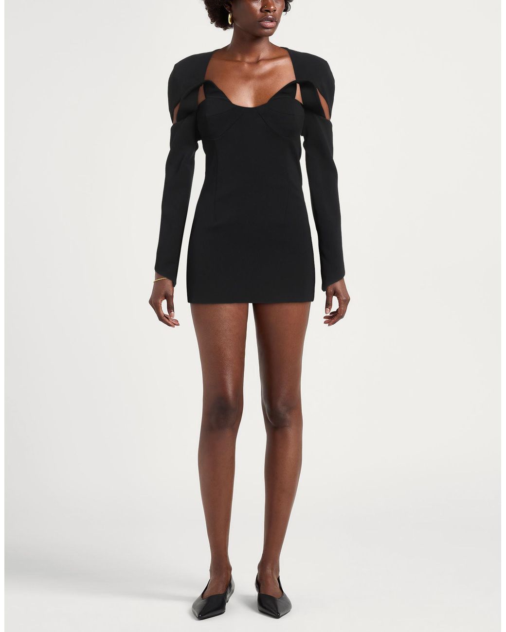 Robe Courte Monot en coloris Black