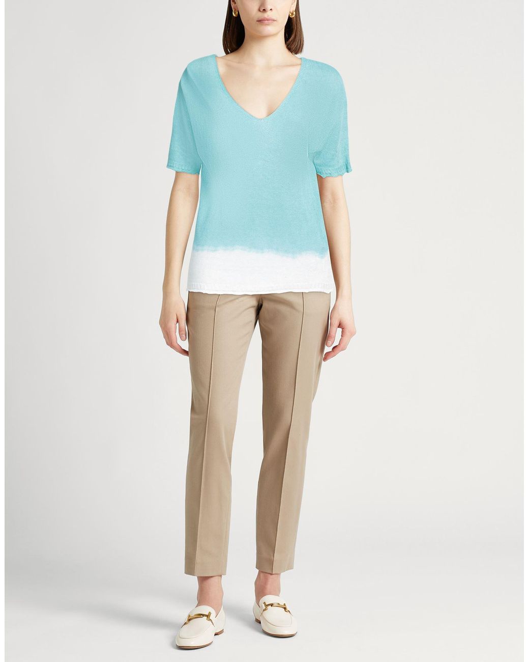 Pullover 120% Lino de color Blue