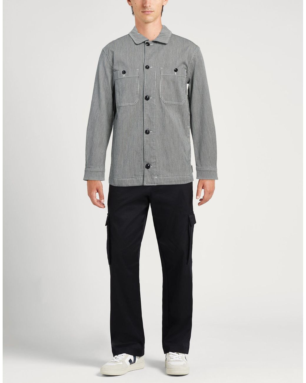 Woolrich Gray Jacket Cotton, Elastane, Lyocell for men