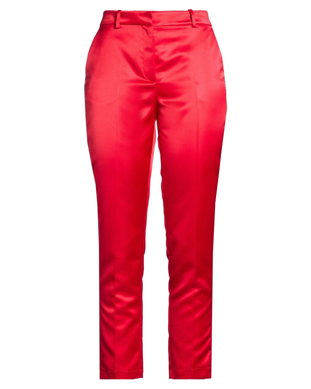 Liviana Conti Red Pants Polyester