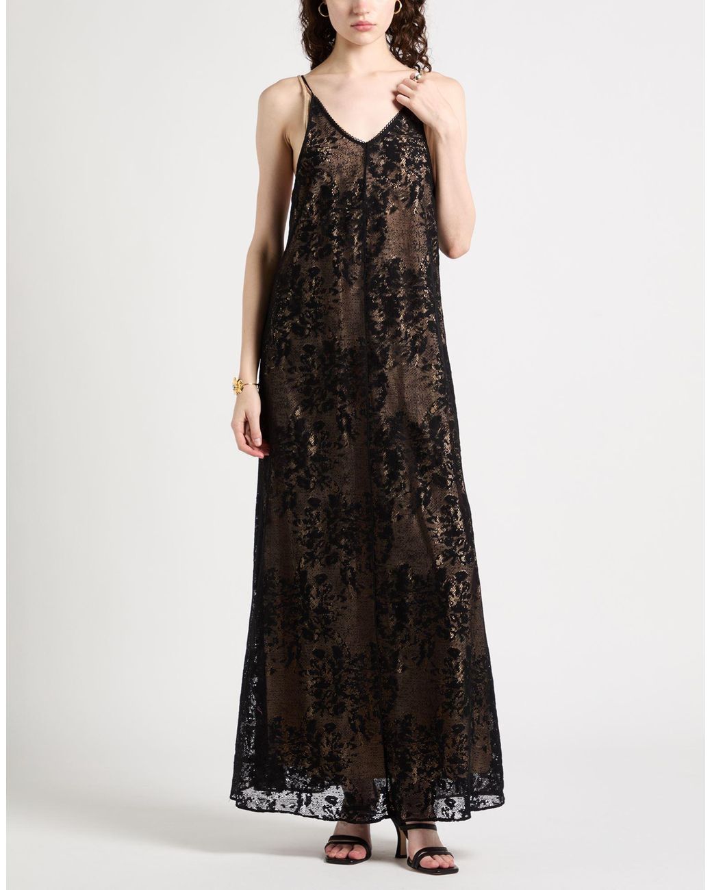 Robe Longue Alysi en coloris Black
