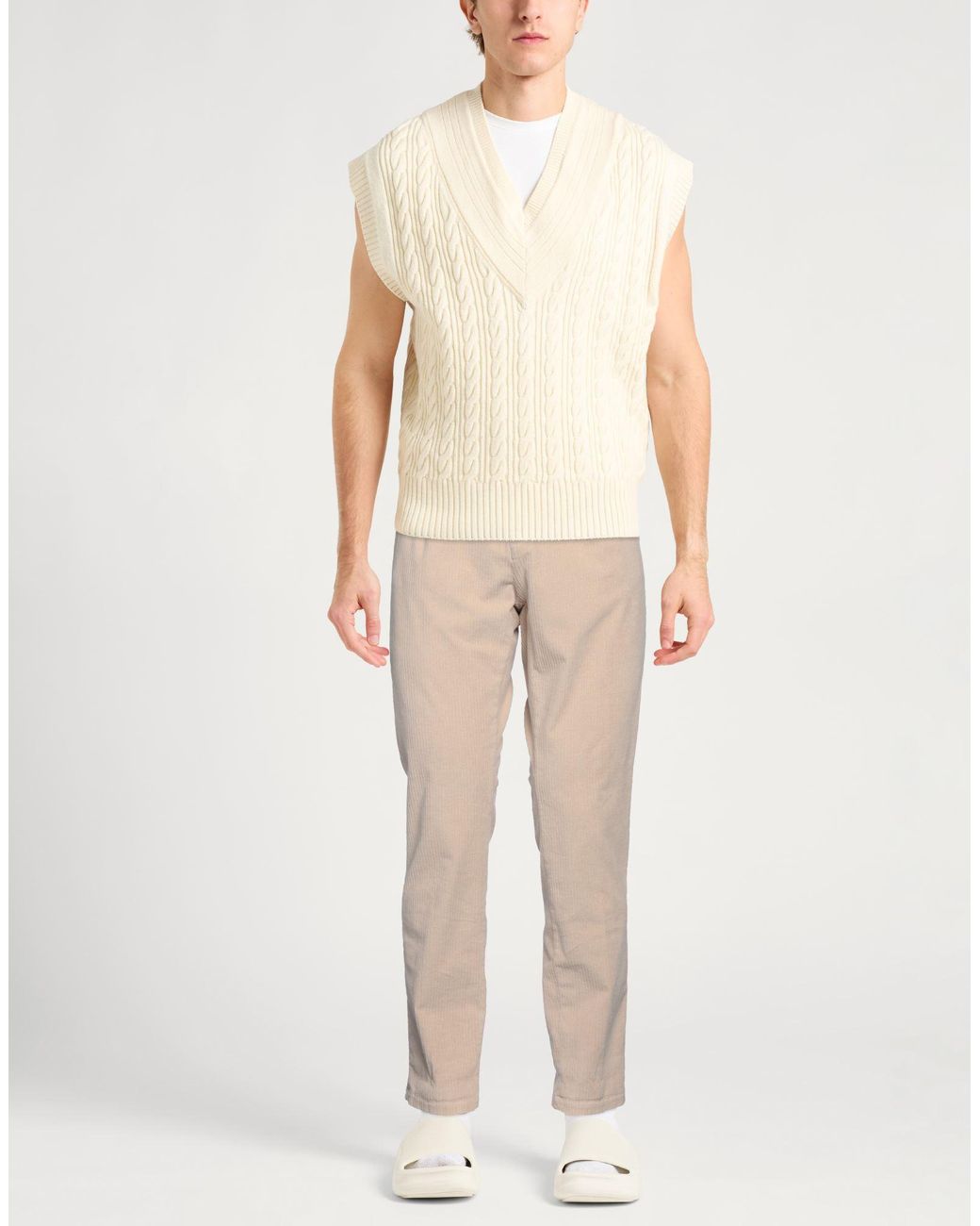 Mason's Natural Pants Cotton, Modal, Elastane for men