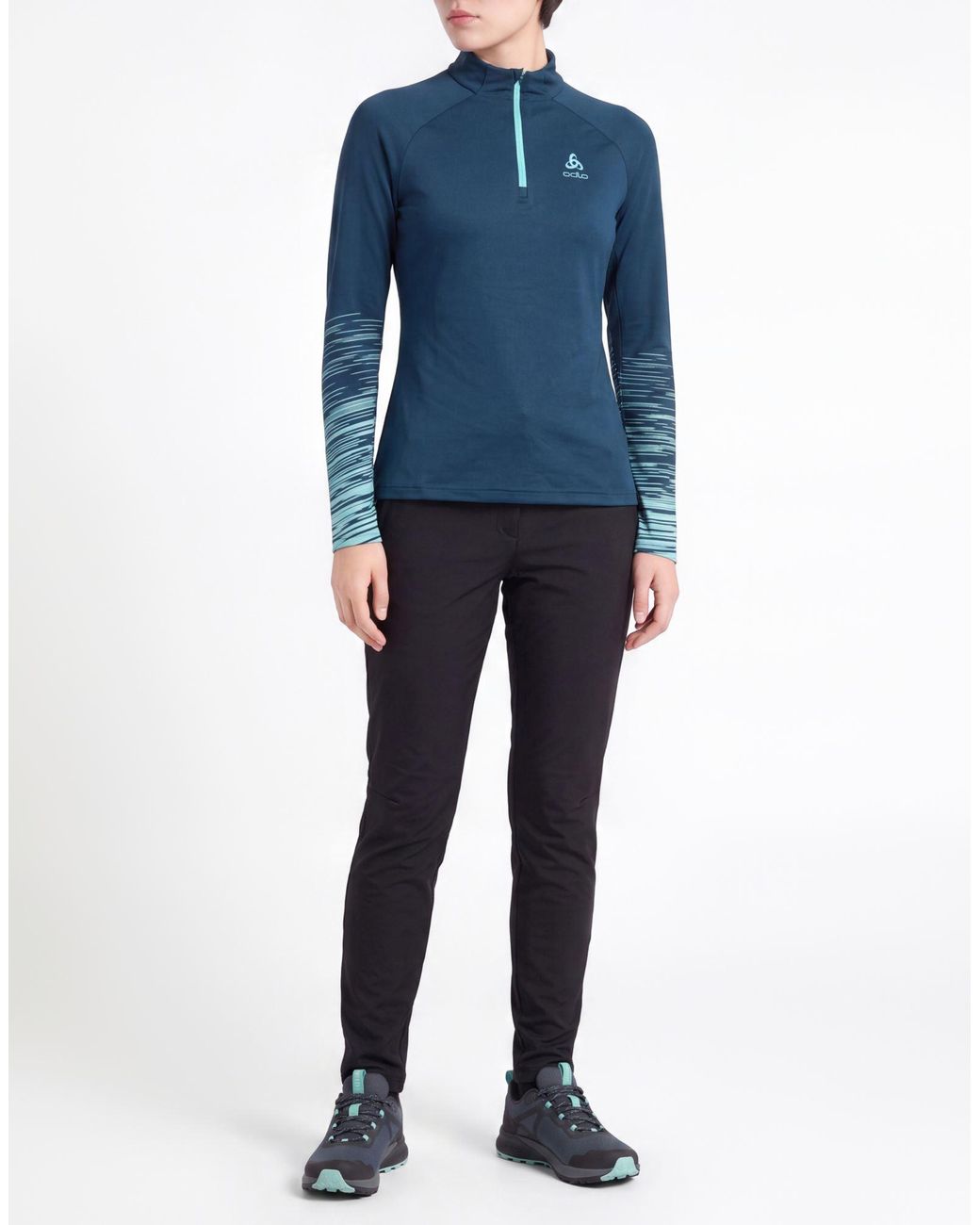 Odlo Blue T-Shirt Polyester, Elastane